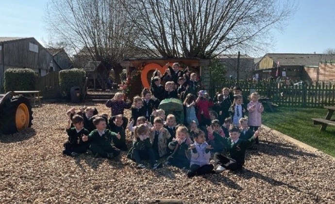 Reception class group photo